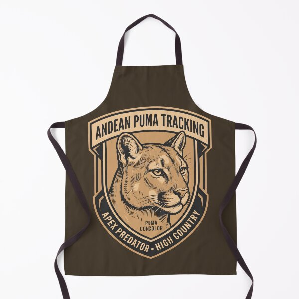 Item preview, Andean Puma Tracking Apex Predator Wildlife Emblem designed and sold by SplashTastic.