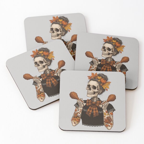 Item preview, Grateful Thankful Blessed Skeleton Thanksgiving designed and sold by CF_VintageDesign.