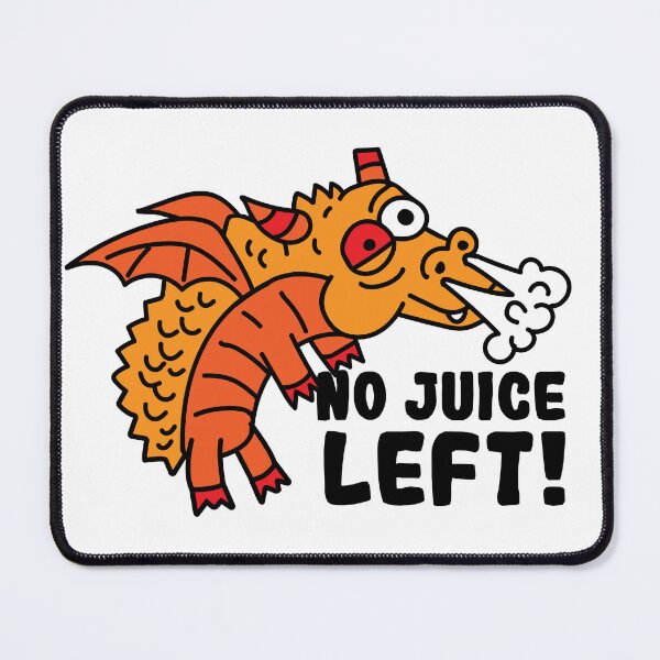 Item preview, No Juice Left! | Funny Exhausted Dragon designed and sold by Creatory.studio.