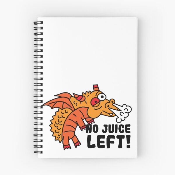 Item preview, No Juice Left! | Funny Exhausted Dragon designed and sold by Creatory.studio.