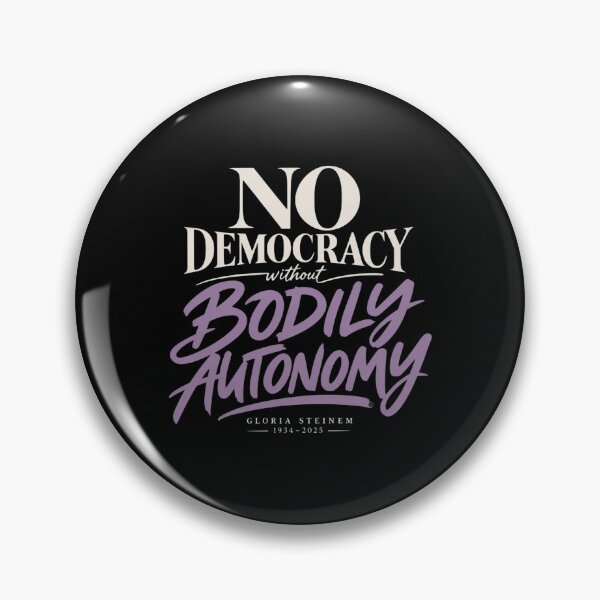 Item preview, Bodily Autonomy, Gloria Steinem Inspired Feminist, Women's Rights Activist Graphic designed and sold by speakmanArt.