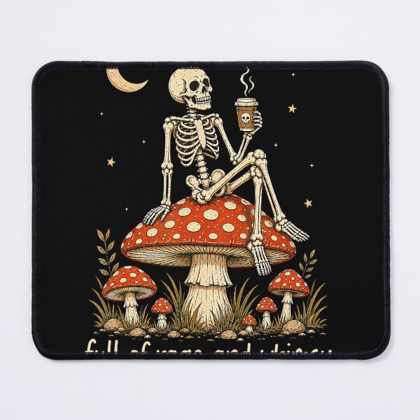 Item preview, Full Of Rage And Whimsy Skeleton Mushroom Halloween designed and sold by cruddenstroud23.