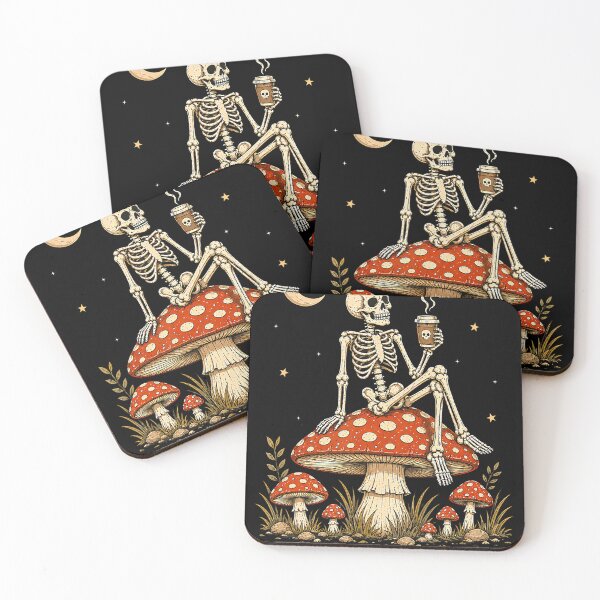 Item preview, Full Of Rage And Whimsy Skeleton Mushroom Halloween designed and sold by cruddenstroud23.