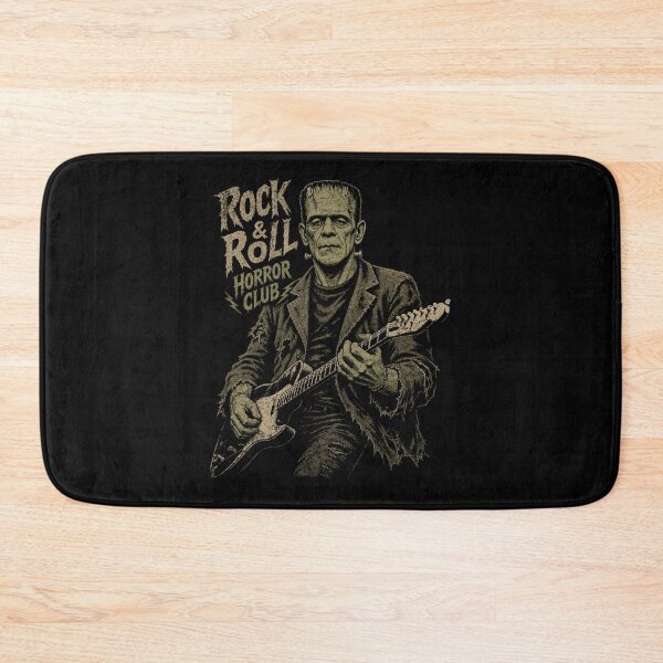 Item preview, Frankenstein Playing Guitar - Rock Horror Club designed and sold by Nacho Average Designs.