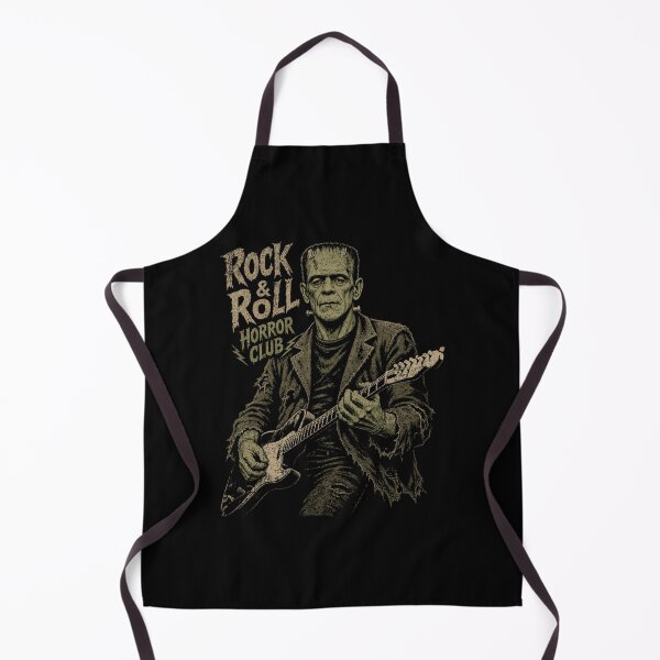 Item preview, Frankenstein Playing Guitar - Rock Horror Club designed and sold by Nacho Average Designs.