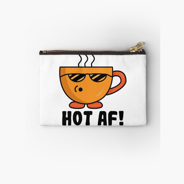Item preview, Hot AF! | Funny Coffee Cup Characte designed and sold by Creatory.studio.