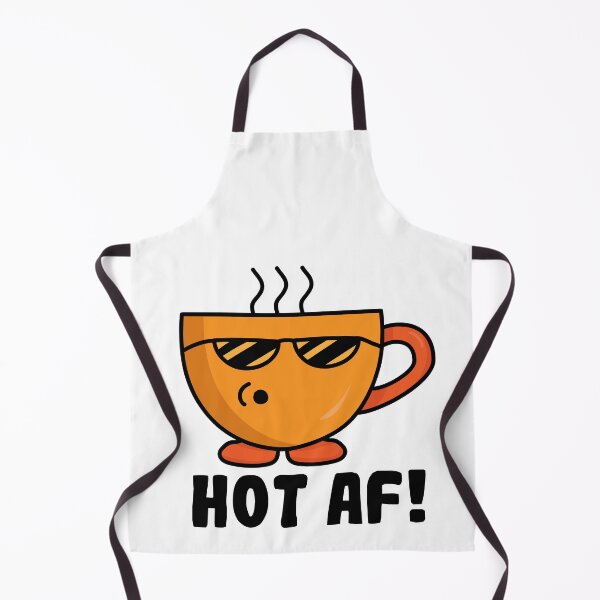 Item preview, Hot AF! | Funny Coffee Cup Characte designed and sold by Creatory.studio.