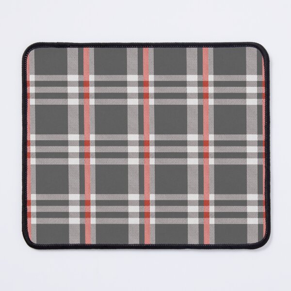 Item preview, Reynolds fun flannel inspired pattern - black with red stripe designed and sold by ReynoldsFun.
