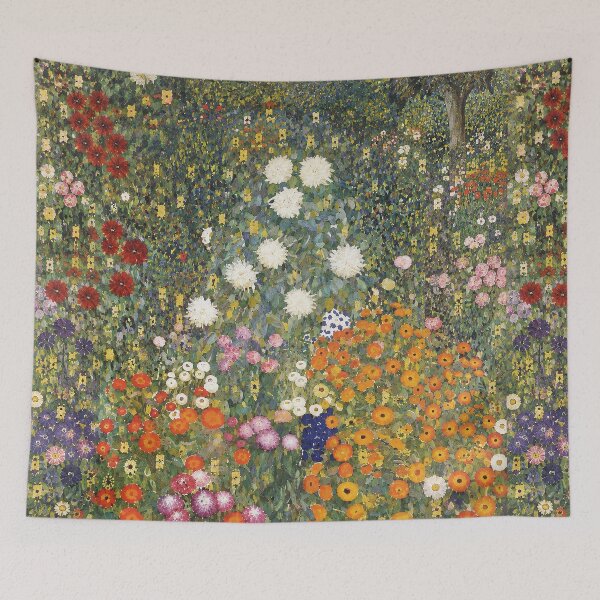 Item preview, Gustav Klimt Flower Garden designed and sold by maniacfitness.