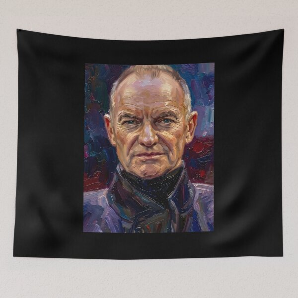 Item preview, Sting Oil Painting designed and sold by maretsad.