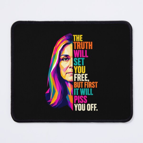 Item preview, Gloria Steinem, The Truth Will Set You Free designed and sold by speakmanArt.