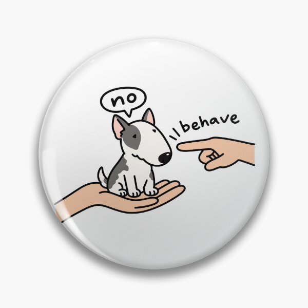Item preview, Funny Bull Terrier No Doodle designed and sold by MonkiFlipp.