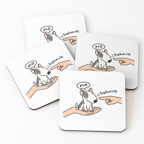 Item preview, Funny Bull Terrier No Doodle designed and sold by MonkiFlipp.