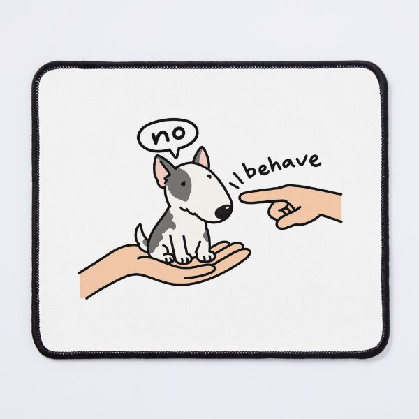 Item preview, Funny Bull Terrier No Doodle designed and sold by MonkiFlipp.