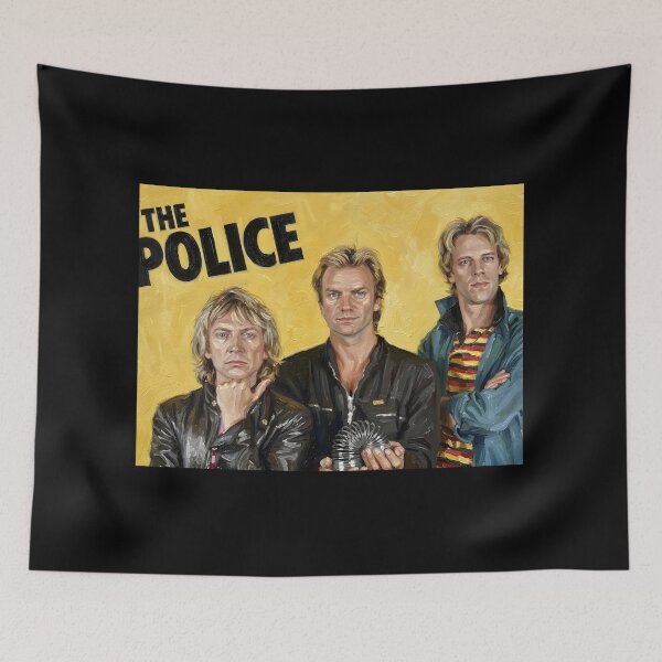 Item preview, The Police Oil Painting designed and sold by maretsad.