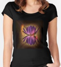 Luscious lily and light 5 Women's Fitted Scoop T-Shirt