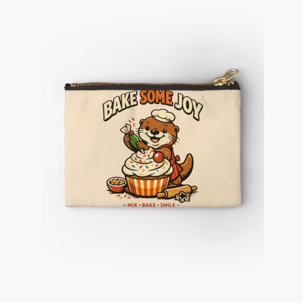 Item preview, Bake Some Joy – Whimsical Otter Baking Illustration designed and sold by Dogandesighn.