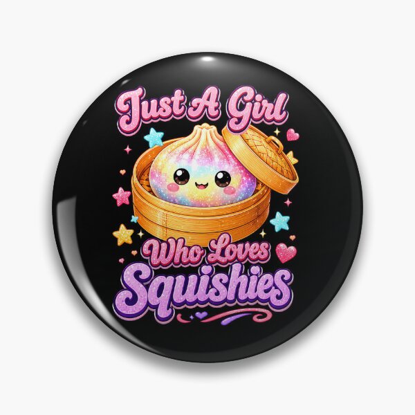 Item preview, Preppy Just A Girl Who Loves Squishies Cute Girls Kids designed and sold by snailslowdance.