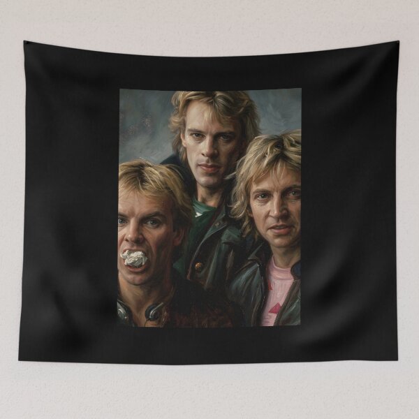 Item preview, The Police Oil Painting designed and sold by maretsad.