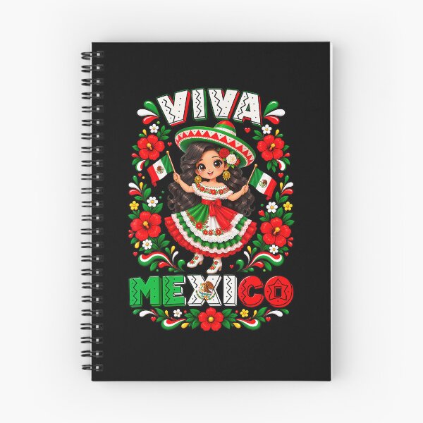 Item preview, Viva Mexico Mexican Girl Flag Independence Day designed and sold by snailslowdance.