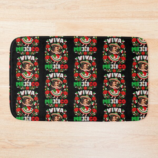 Item preview, Viva Mexico Mexican Girl Flag Independence Day designed and sold by snailslowdance.
