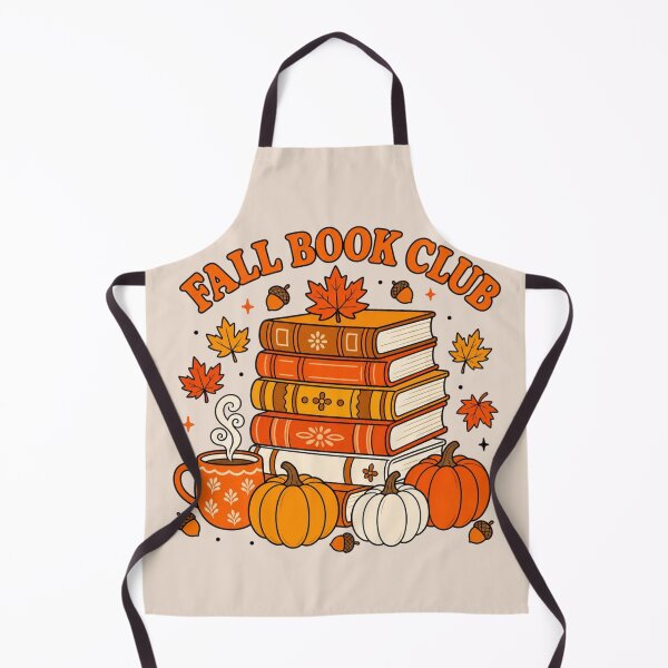 Item preview, Cozy Fall Book Club Pumpkin Autumn Leaves designed and sold by VibeTherapyArt.