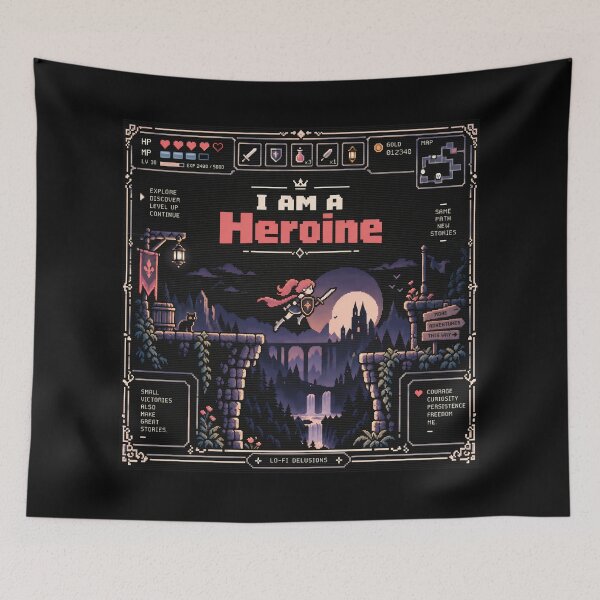 Item preview, I Am a Heroine designed and sold by Lo-Fi Delusions.