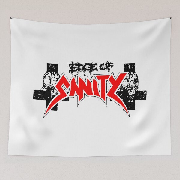 Item preview, Red Typography Death Metal Symbol designed and sold by GloomRooms.