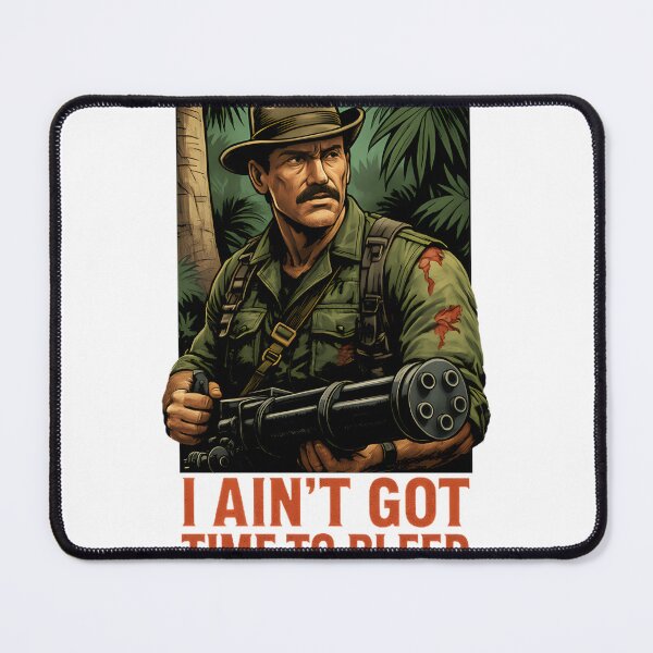 Item preview, I Aint Got Time To Bleed Retro 80S Action Movie Quote Vintage Distressed Design | Best Gift designed and sold by xkillaxoxo.