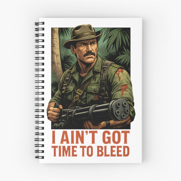 Item preview, I Aint Got Time To Bleed Retro 80S Action Movie Quote Vintage Distressed Design | Best Gift designed and sold by xkillaxoxo.
