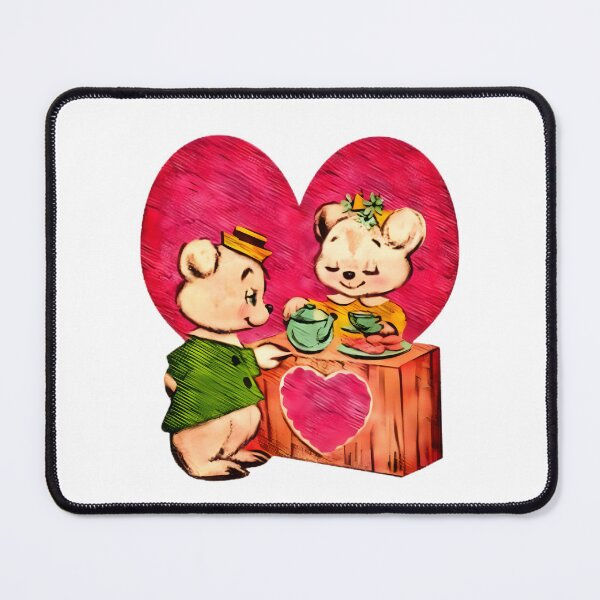 Item preview, Vintage Retro Cute Valentine Bears Aesthetic Love Teddy Bear Artwork Romantic Gift | ⭐⭐⭐⭐⭐ designed and sold by Jenil225.