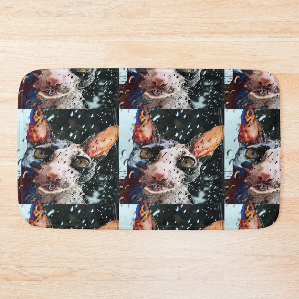Item preview, Rainy Window Cornish Rex Cat designed and sold by Claws With Paws.