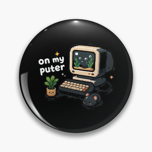 Item preview, Retro Computer Aquarium Pixel Art designed and sold by Dmo3HarkoArt.