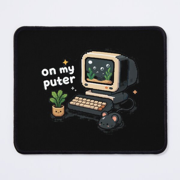 Item preview, Retro Computer Aquarium Pixel Art designed and sold by Dmo3HarkoArt.