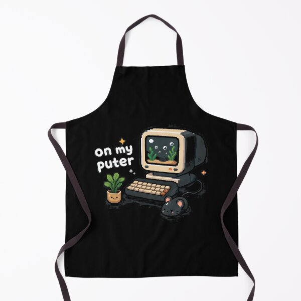 Item preview, Retro Computer Aquarium Pixel Art designed and sold by Dmo3HarkoArt.
