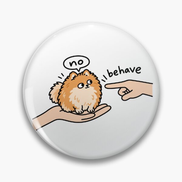 Item preview, Funny Pomeranian No Doodle Dog designed and sold by MonkiFlipp.