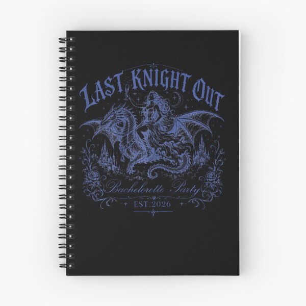 Item preview, Last Knight Out Bachelorette Party Est 2026 Medieval Bride designed and sold by snailslowdance.