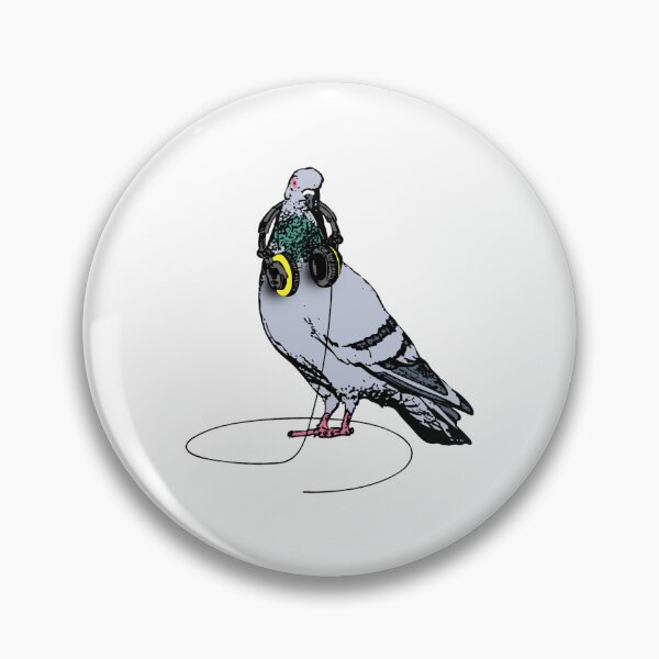 Item preview, techno pigeon designed and sold by MicahelAllan7.