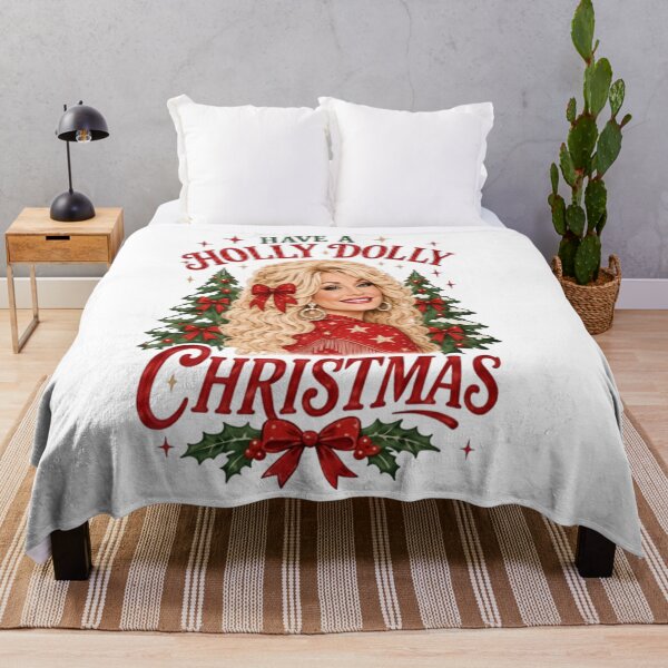 Item preview, Have a Holly Dolly Christmas designed and sold by speakmanArt.