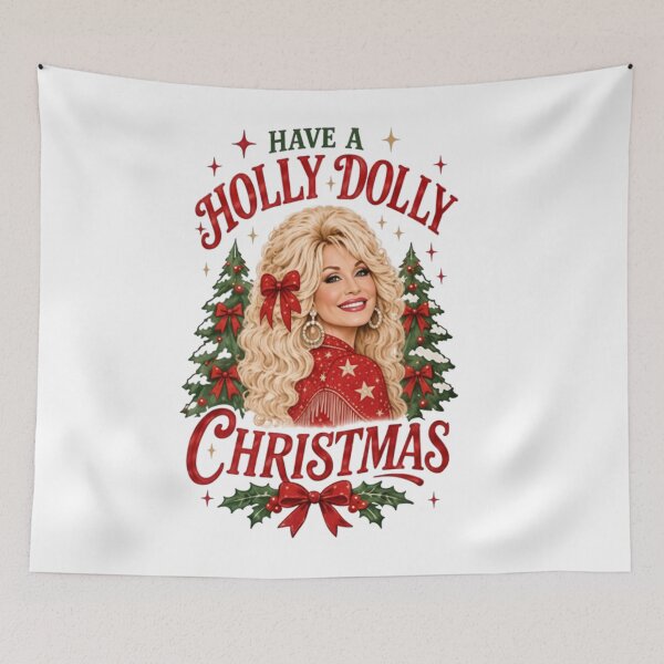 Item preview, Have a Holly Dolly Christmas designed and sold by speakmanArt.