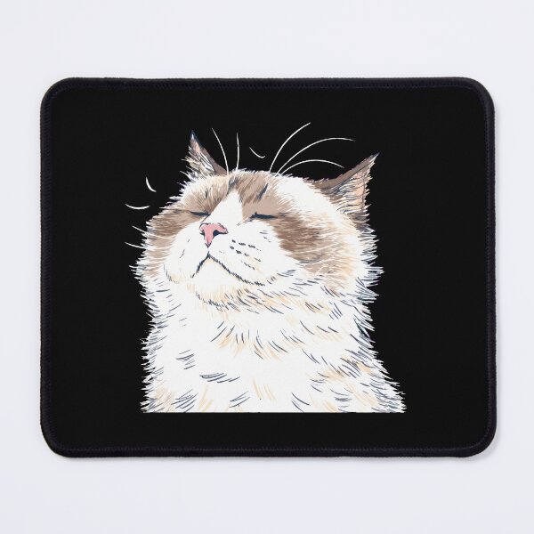 Item preview, Fluffy Cat Bliss Illustration designed and sold by Dmo3HarkoArt.
