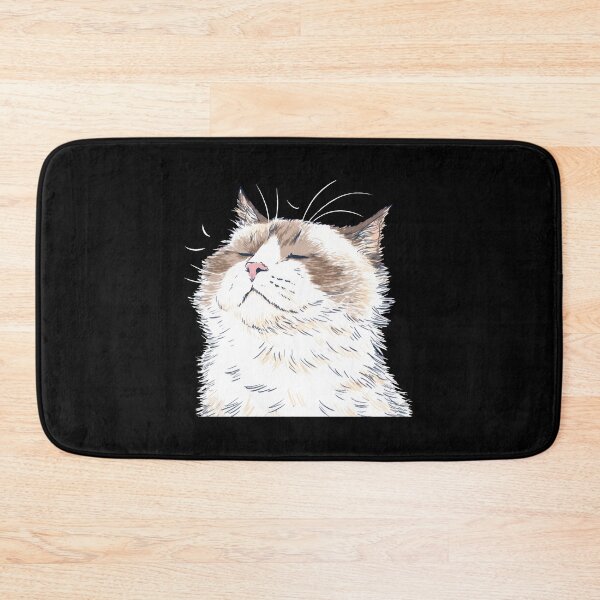 Item preview, Fluffy Cat Bliss Illustration designed and sold by Dmo3HarkoArt.