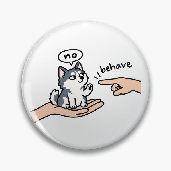 Item preview, Funny Husky No Dog Doodle designed and sold by MonkiFlipp.