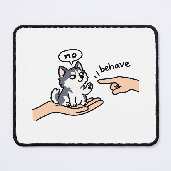 Item preview, Funny Husky No Dog Doodle designed and sold by MonkiFlipp.