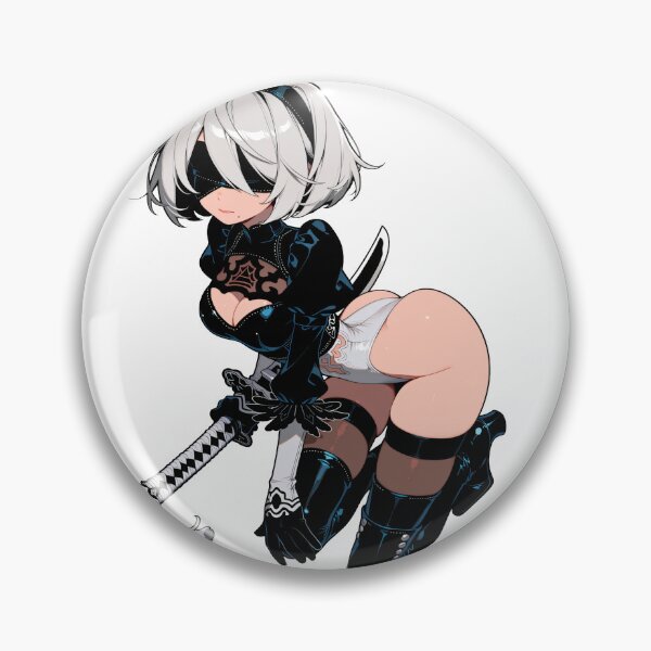 Artikelvorschau, 2B NieR Automata Dynamisches Schwert-Aufkleber entworfen und verkauft von RGB-crayon.