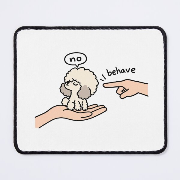 Item preview, Funny Poodle No Dog Doodle designed and sold by MonkiFlipp.