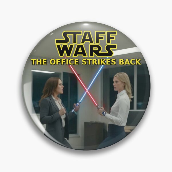 Item preview, STAFF WARS: The Office Strikes Back designed and sold by MotorMouthMerch.
