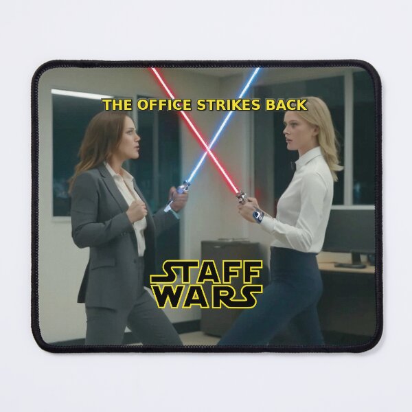 Item preview, STAFF WARS: The Office Strikes Back designed and sold by MotorMouthMerch.