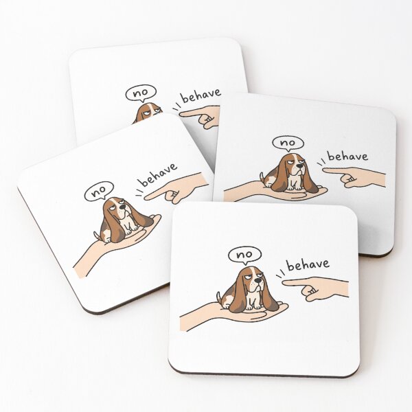 Item preview, Funny Basset Hound No Dog Doodle designed and sold by MonkiFlipp.