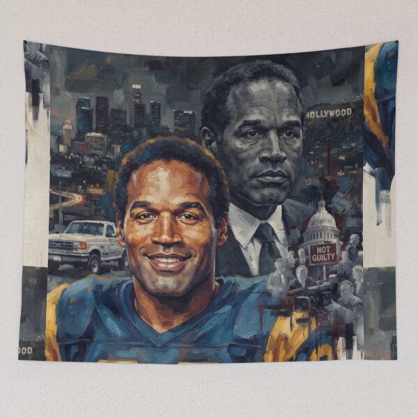 Item preview, O.J.: Made in America Fine Art Tribute designed and sold by Art's Diner.